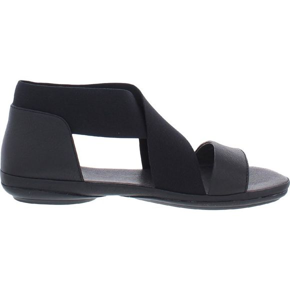 Camper Womens Nina Black Leather Sandals NWT - Size 38 (fits like size 7) - Picture 2 of 3